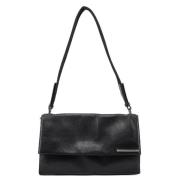 Pre-owned Leather handbags Prada Vintage , Black , Dames