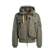 Tijmjas met bontcapuchon Parajumpers , Green , Heren