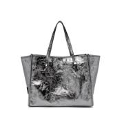 Marcella O Handtas Zwart Leer Gianni Chiarini , Gray , Dames