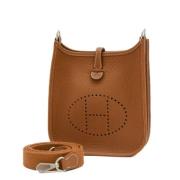 Pre-owned Leather shoulder-bags Hermès Vintage , Brown , Dames