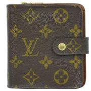 Pre-owned Canvas wallets Louis Vuitton Vintage , Brown , Dames