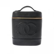 Pre-owned Leather chanel-bags Chanel Vintage , Black , Dames