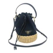 Pre-owned Fabric prada-bags Prada Vintage , Black , Dames