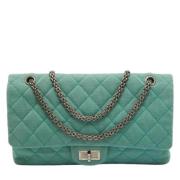 Pre-owned Fabric chanel-bags Chanel Vintage , Green , Dames