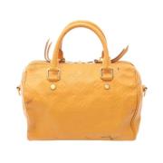 Pre-owned Leather louis-vuitton-bags Louis Vuitton Vintage , Orange , ...