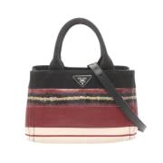 Pre-owned Canvas prada-bags Prada Vintage , Multicolor , Dames