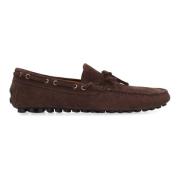 Leren Boog Suède Loafers Doucal's , Brown , Heren