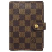 Pre-owned Leather wallets Louis Vuitton Vintage , Brown , Dames