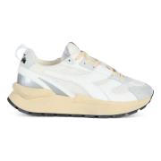 Elite Urban Sneakers Leer en Stof Diadora , White , Dames