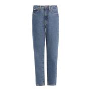 Klassieke Straight Fit Denim Jeans Guess , Blue , Dames