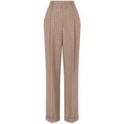 Beige Stijlvolle Broek Moschino , Beige , Dames