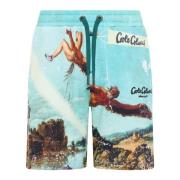 Ikarus Verhaal Sweatshorts Carlo Colucci , Multicolor , Heren