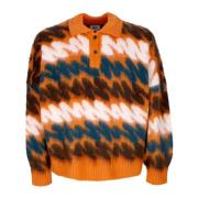 Oranje Polo Style Sweater Dames Obey , Multicolor , Dames