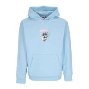 Lichtblauwe Hoodie met capuchon Obey , Blue , Heren