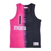 NBA Tie Dye Tank Chris Bosh Mitchell & Ness , Multicolor , Heren