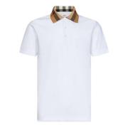 Witte T-shirts en Polos Burberry , White , Heren