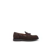 Heren Suède Loafers met Kwastjes Nerogiardini , Brown , Heren