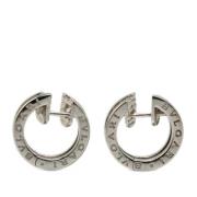 Pre-owned White Gold earrings Bvlgari Vintage , White , Dames