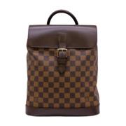 Pre-owned Canvas backpacks Louis Vuitton Vintage , Brown , Dames