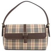 Pre-owned Canvas handbags Burberry Vintage , Beige , Dames