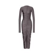 Gedrapeerde Jurk Philosophy di Lorenzo Serafini , Gray , Dames