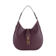 Stijlvolle Hobo Tas Elisabetta Franchi , Purple , Dames