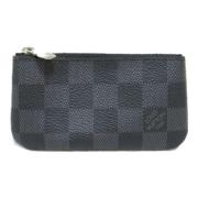 Pre-owned Canvas wallets Louis Vuitton Vintage , Black , Dames