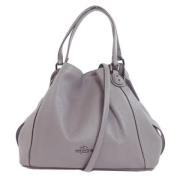 Pre-owned Leather handbags Coach Pre-owned , Gray , Dames