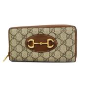 Pre-owned Plastic wallets Gucci Vintage , Brown , Dames