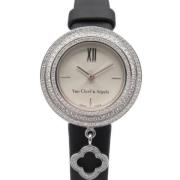 Pre-owned Leather watches Van Cleef & Arpels Pre-owned , Gray , Dames