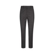 Grijze wollen broek Prince of Wales Incotex , Gray , Dames