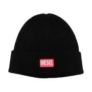 Zwarte Stijlvolle Hoeden Diesel , Black , Heren