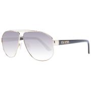 Goud Vrouwen Aviator Zonnebril Guess , Yellow , Unisex