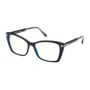 Blauw Blok Brillen Ft5893-B Tom Ford , Black , Unisex