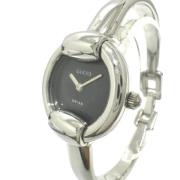 Pre-owned Stainless Steel watches Gucci Vintage , Black , Dames