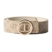 Stijlvolle riem voor vrouwen Twinset , Beige , Dames