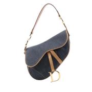 Pre-owned Denim dior-bags Dior Vintage , Blue , Dames