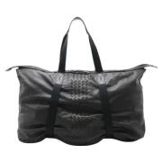 Pre-owned Leather travel-bags Bottega Veneta Vintage , Black , Dames