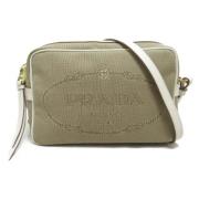 Pre-owned Leather prada-bags Prada Vintage , Beige , Dames