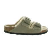 Shearling Arizona Sandalen Birkenstock , Beige , Dames