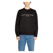 Logo Sweatshirt Herfst/Winter Collectie Katoen Tommy Jeans , Black , H...