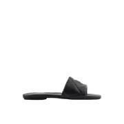 Stijlvolle Pantoffels voor Mannen Emporio Armani , Black , Dames