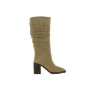 Leren Court Schoenen Masters Collectie Alpe , Beige , Dames