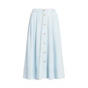 Stijlvolle Rok voor Vrouwen Ralph Lauren , Blue , Dames