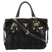 Pre-owned Nylon prada-bags Prada Vintage , Black , Dames