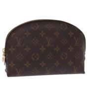 Pre-owned Canvas clutches Louis Vuitton Vintage , Brown , Dames