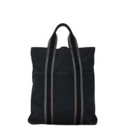 Pre-owned Canvas totes Hermès Vintage , Black , Dames