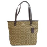 Pre-owned Canvas handbags Coach Pre-owned , Brown , Dames