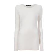 Doorschijnende Slub Jersey Kaiya Top Proenza Schouler , White , Dames