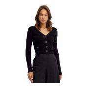 Stijlvolle Gebreide Cardigan Sweater Guess , Black , Dames